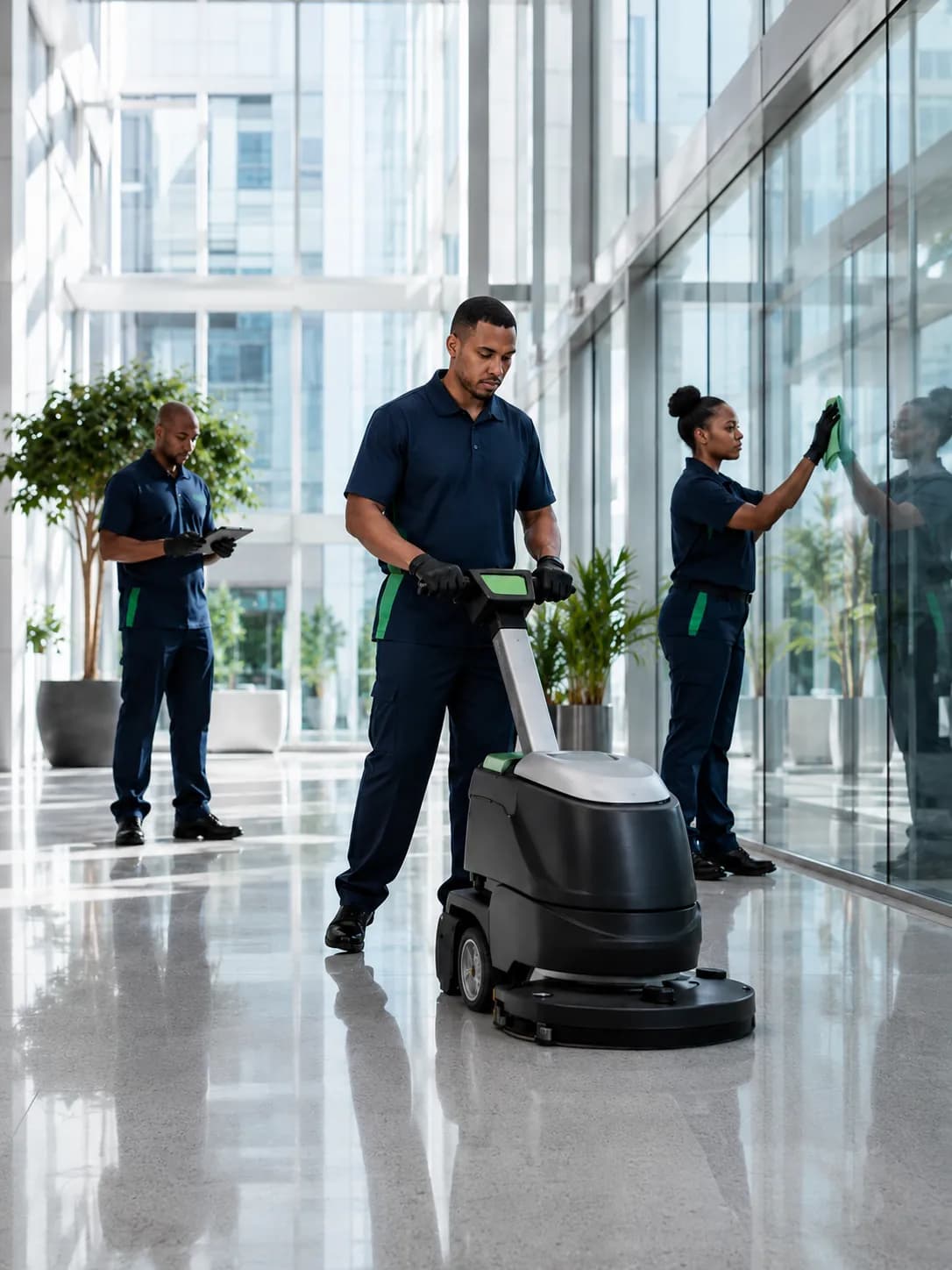 Commercial office cleaning and janitorial service